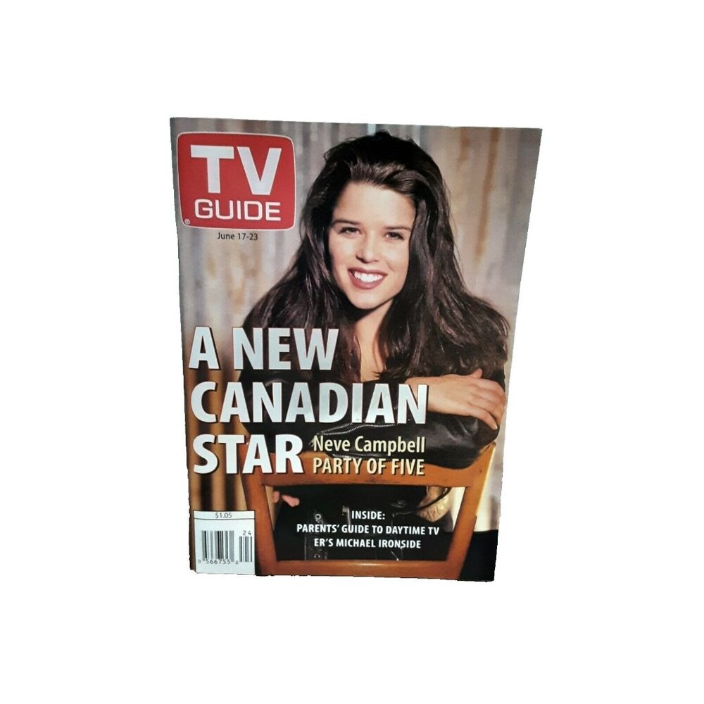 TV Guide June 1995 Neve Campbell Party Of Five Oshawa Peterborough Edition